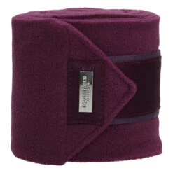 Bandages Equestrian Stockholm Purple White Edge Paars