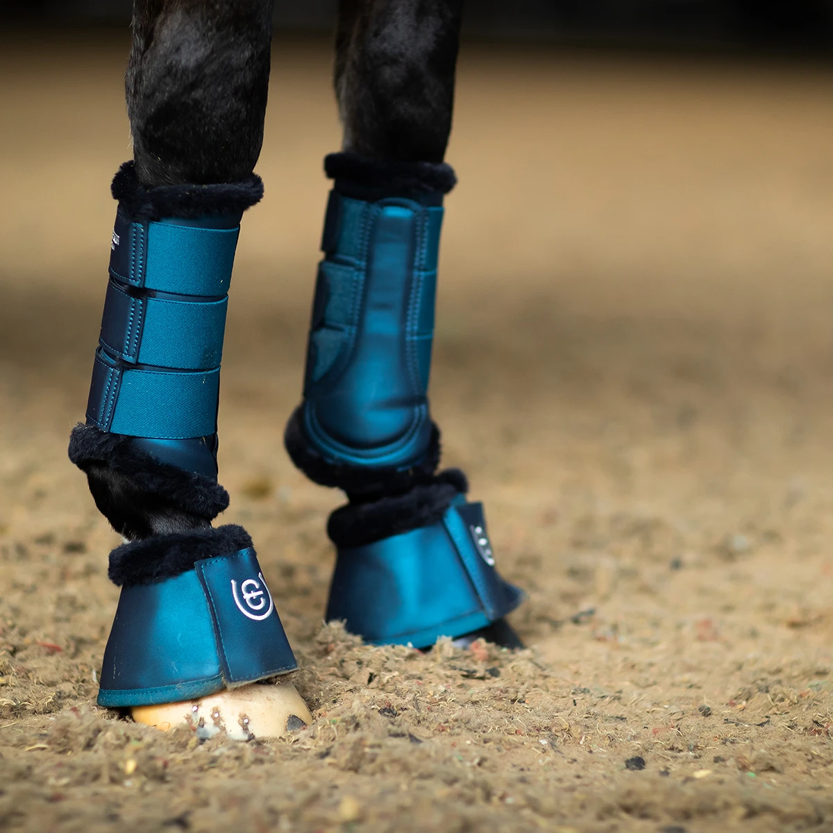 Beenbeschermers Equestrian Stockholm Blue Meadow Blauw 4 Beenbeschermers Equestrian Stockholm Blue Meadow Blauw - Afbeelding 4