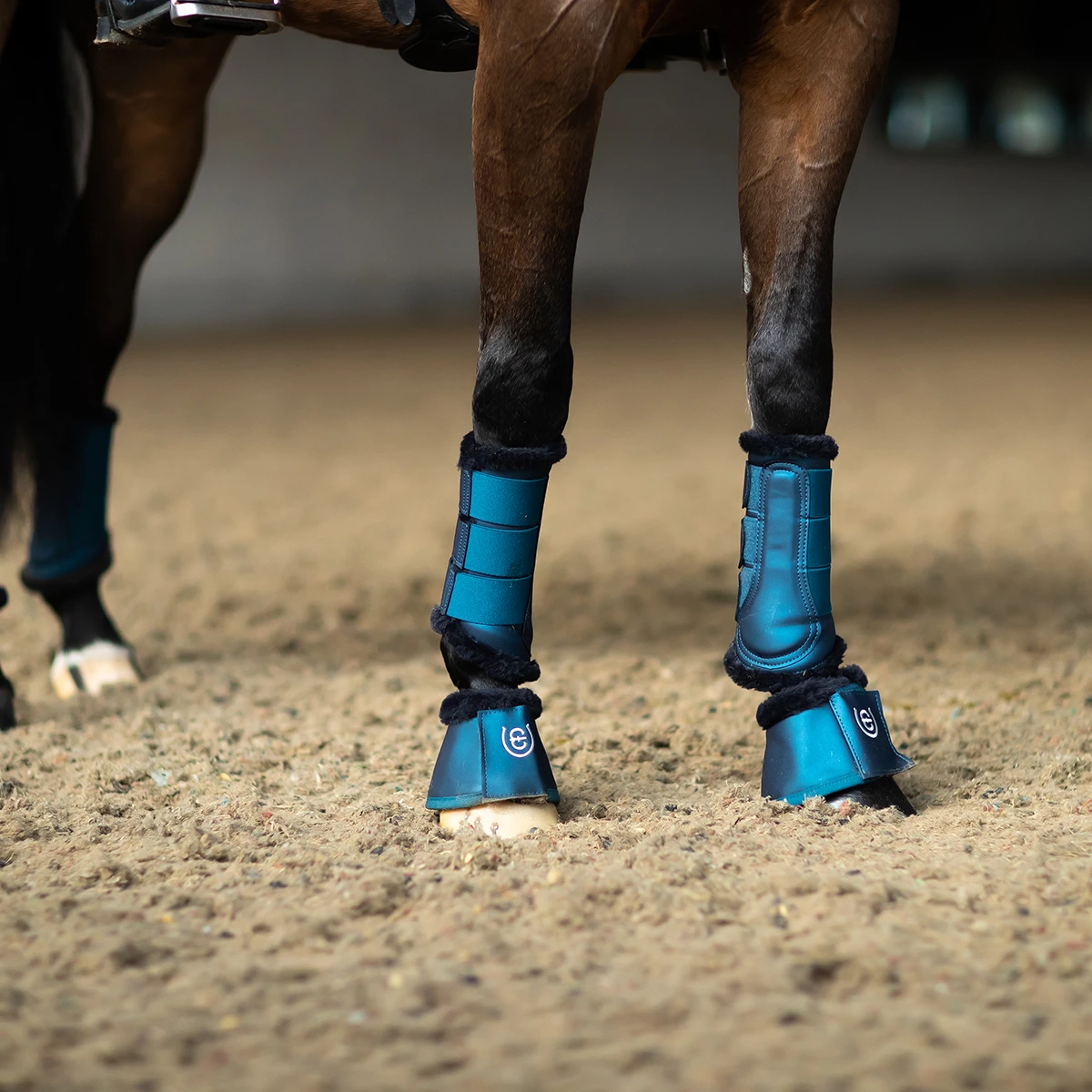 Beenbeschermers Equestrian Stockholm Blue Meadow Blauw 5 Beenbeschermers Equestrian Stockholm Blue Meadow Blauw - Afbeelding 5
