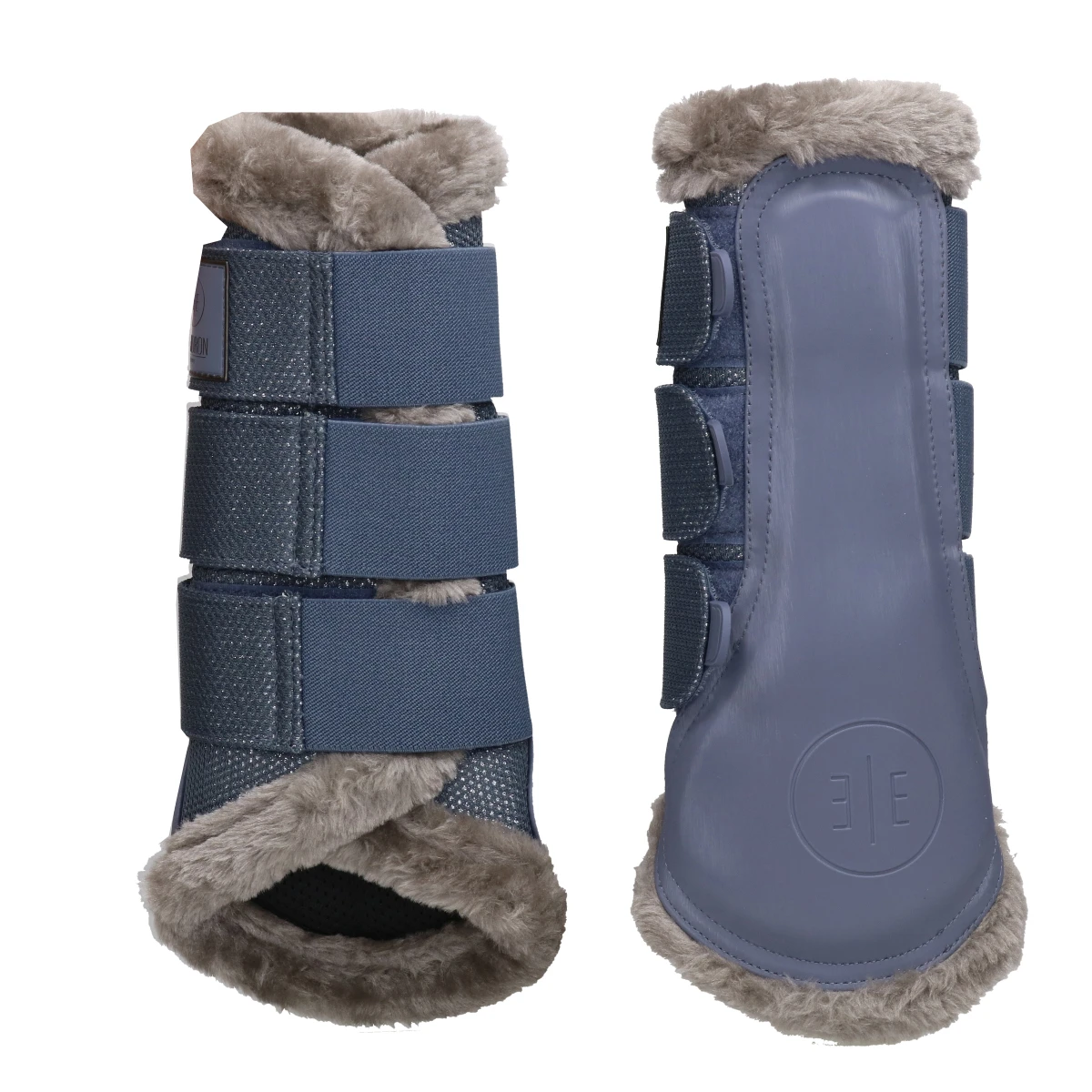 Beenbeschermers Eskadron Essence Glitter Mesh Faux Fur Donkerblauw 1 Beenbeschermers Eskadron Essence Glitter Mesh Faux Fur Donkerblauw