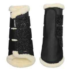 Beenbeschermers Horsegear Levy Zwart