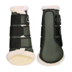 Beenbeschermers Horsegear Liam Donkergroen