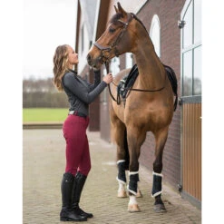 Beenbeschermers QHP Astana Zwart -Weath Paard Winkel beenbeschermers qhp astana zwart 1500x1500 147363