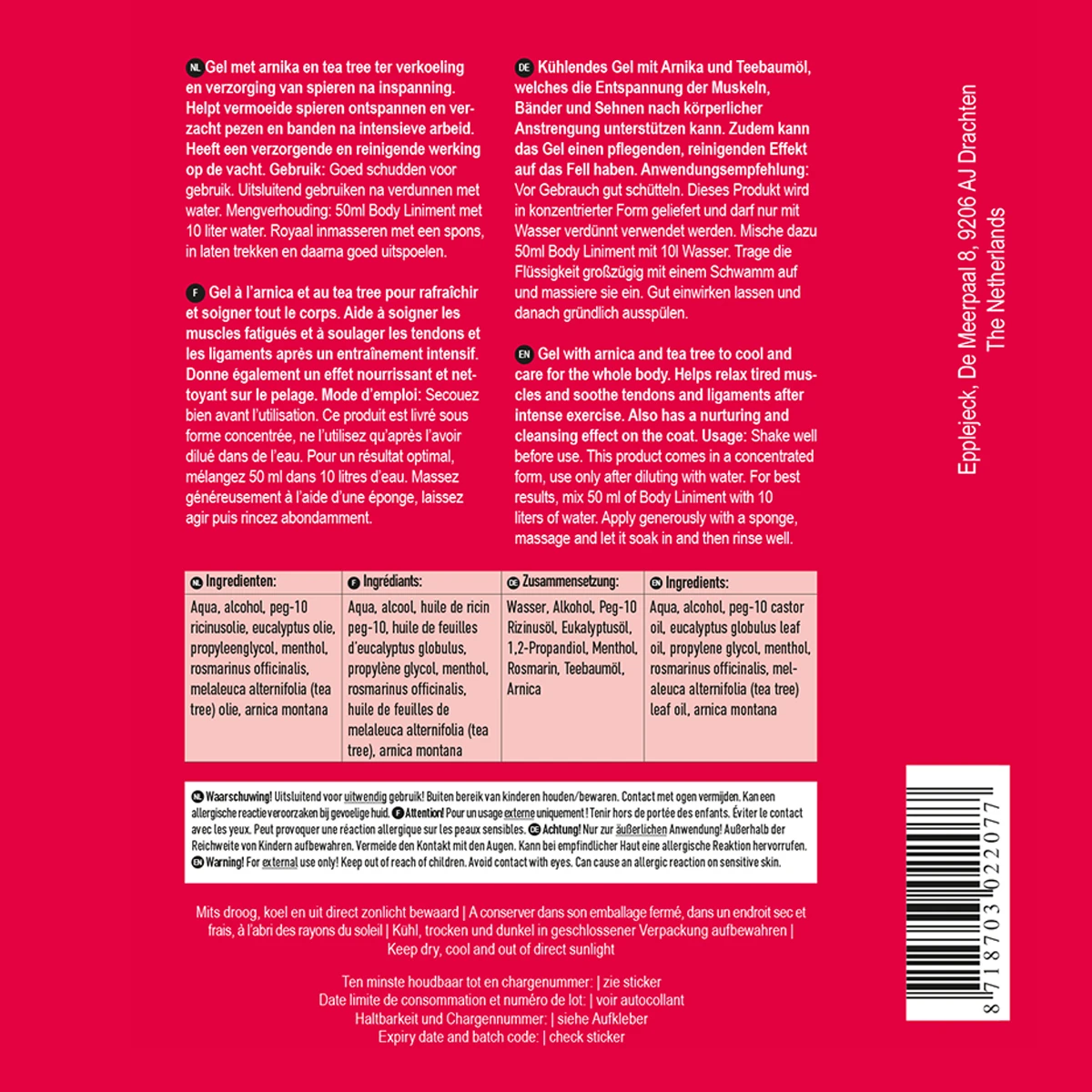 Body Liniment Epplejeck Overige 2 Body Liniment Epplejeck Overige - Afbeelding 2