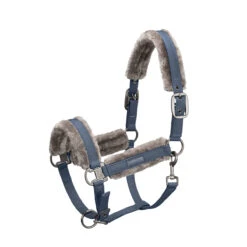 Halster Eskadron Essence Sparkle Faux Fur Double Pin Donkerblauw
