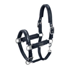 Halster Eskadron Platinum Croco Donkerblauw