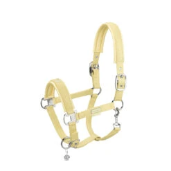 Halster Eskadron Platinum Pure Double Pin Glitter Mesh Lichtgeel