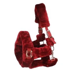 Halster Horsegear Suave Rosegold Donkerrood
