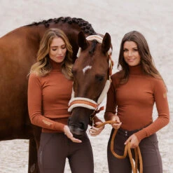 Halsterset Equestrian Stockholm Bronze Gold Bruin-goud -Weath Paard Winkel halsterset equestrian stockholm bronze gold bruin goud 1500x1500 149591