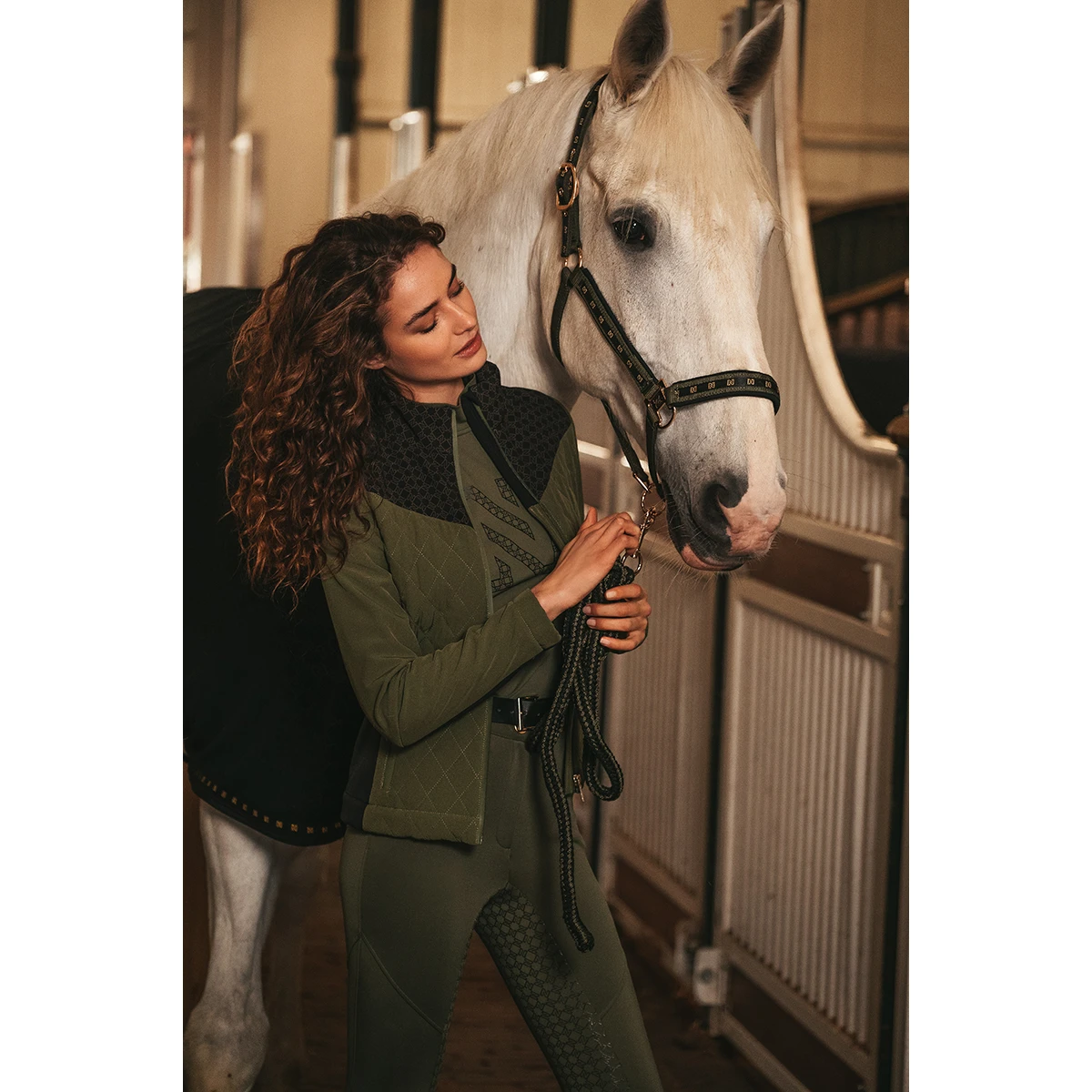 Halsterset N-Brands X Epplejeck Zwart-groen 5 Halsterset N-Brands X Epplejeck Zwart-groen - Afbeelding 5