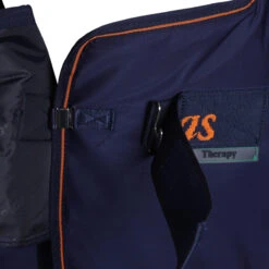 Staldeken Bucas Therapy Big Neck Donkerblauw-oranje -Weath Paard Winkel staldeken bucas therapy big neck donkerblauw oranje 1500x1500 133223